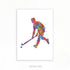Male Field Hockey Print