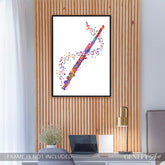 Flute musical instrument 