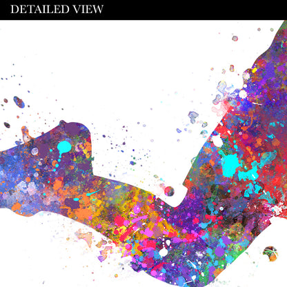 Football Art - Player Dribbling Ball