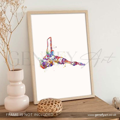 Ankle Joint Watercolour Print - Genefy Art