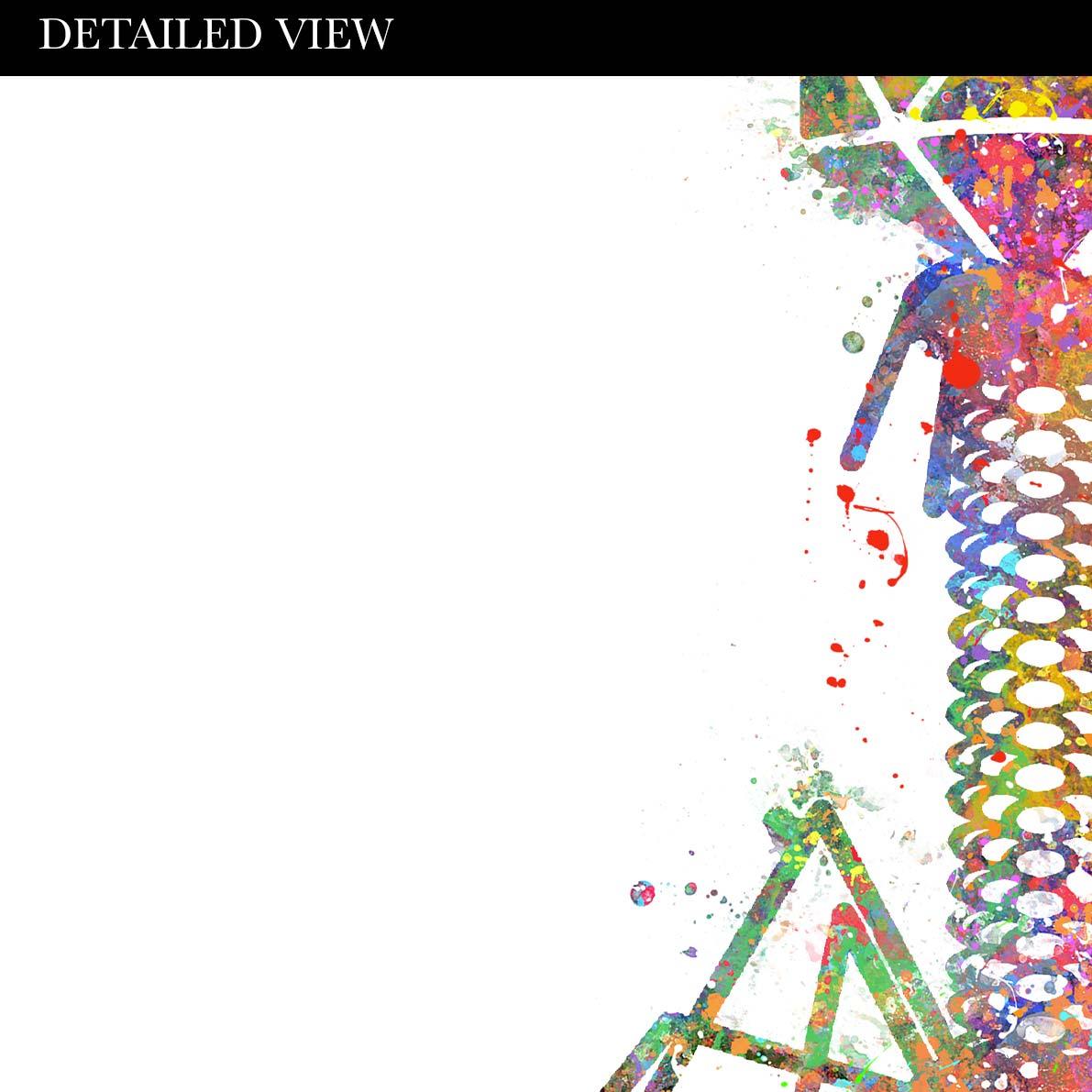 Bacteriophage Watercolour Art Print - Genefy Art