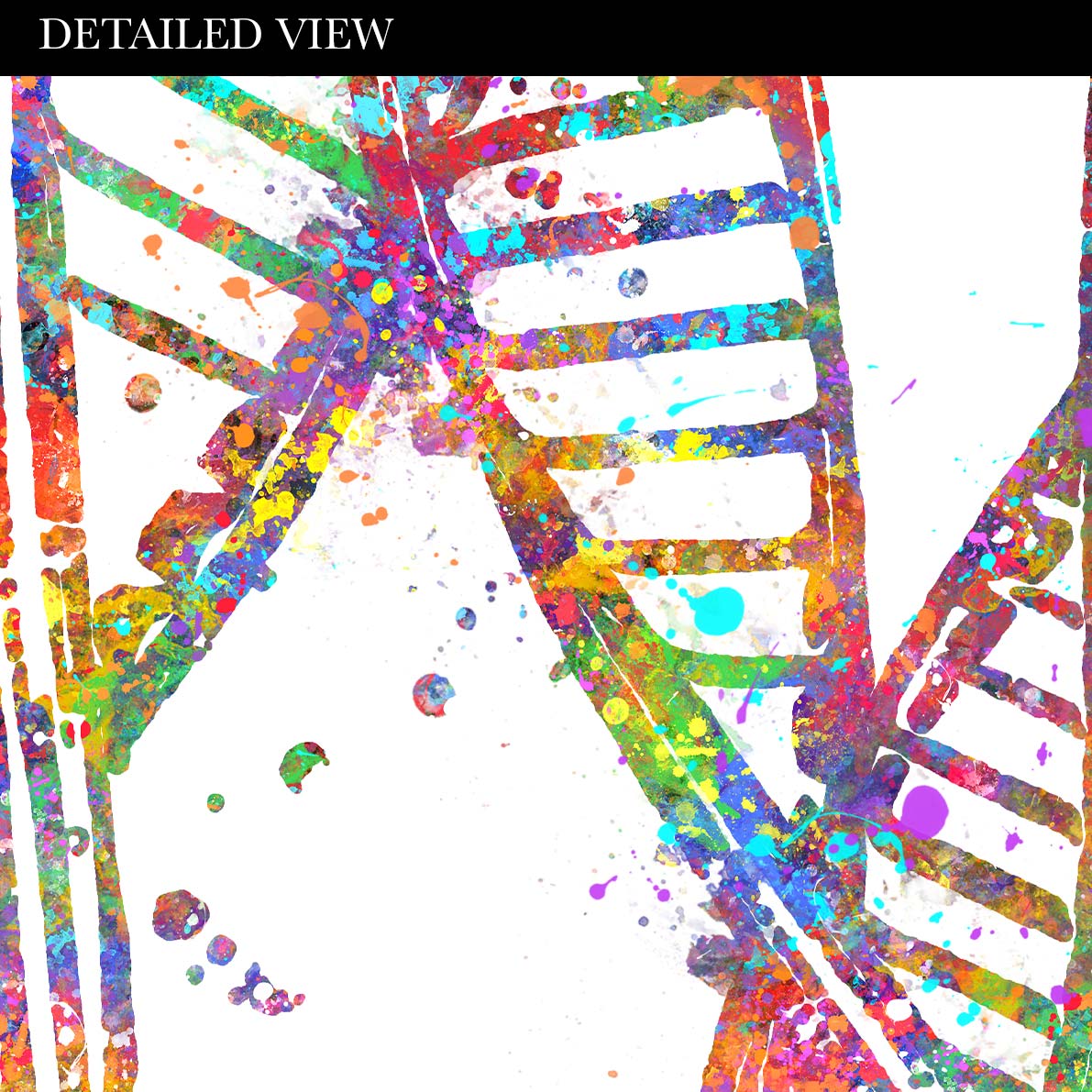 DNA Watercolour Art Print