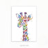 Giraffe Watercolour Wall Art