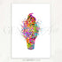 Ice Cream Watercolour Print - Genefy Art
