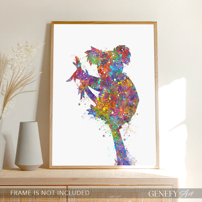 Koala Bear Watercolour Art Print