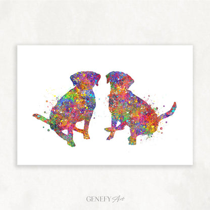 Labrador Watercolour Art Print