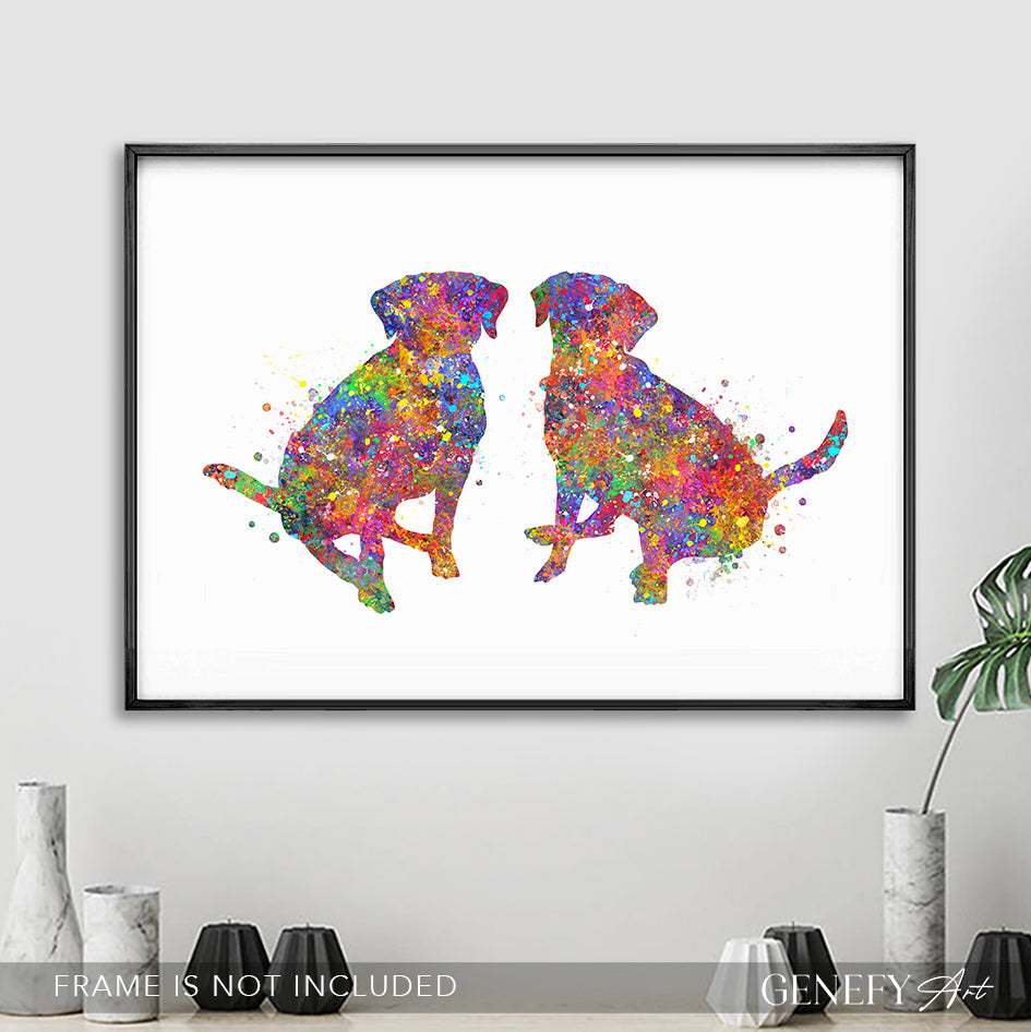 Labrador Watercolour Art Print