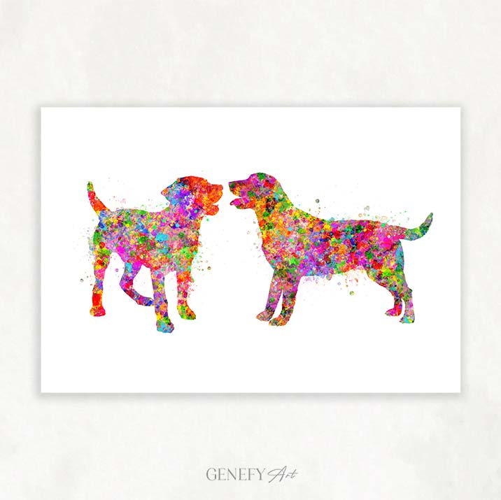 Labrador Watercolour Print