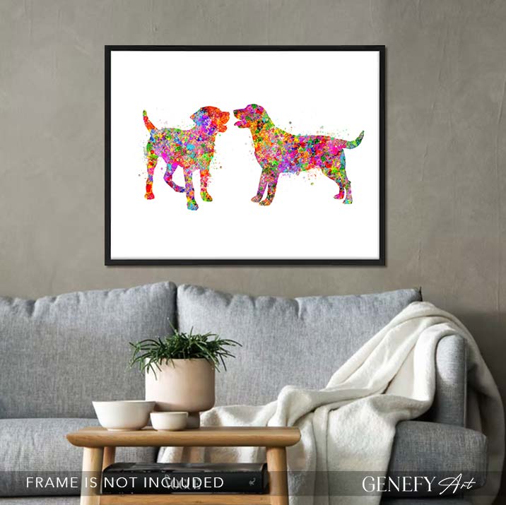 Labrador Watercolour Print