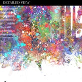 Las Vegas Skyline Watercolour Print - Genefy Art
