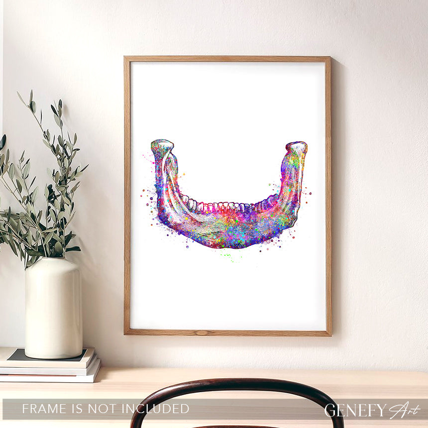 Lower Jaw Bone Art Print
