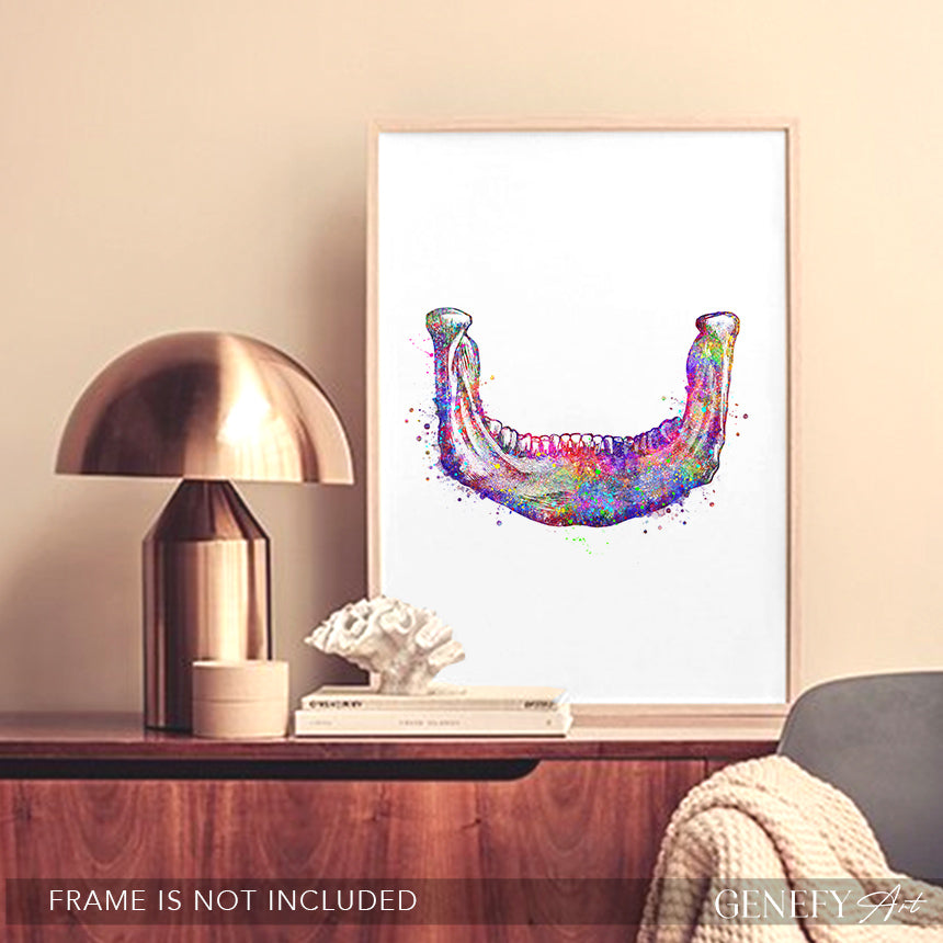 Lower Jaw Bone Art Print