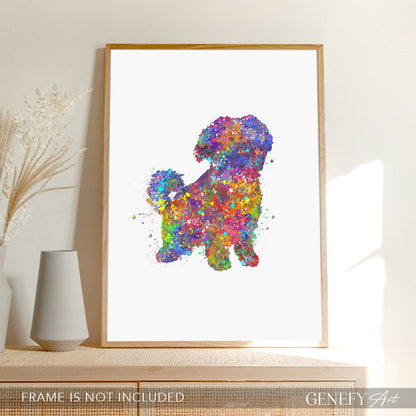 Maltese Watercolour Print - Genefy Art
