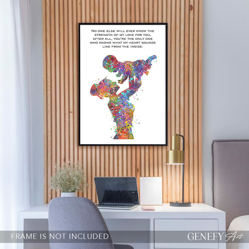 Mother Inspirational Quote Art Print