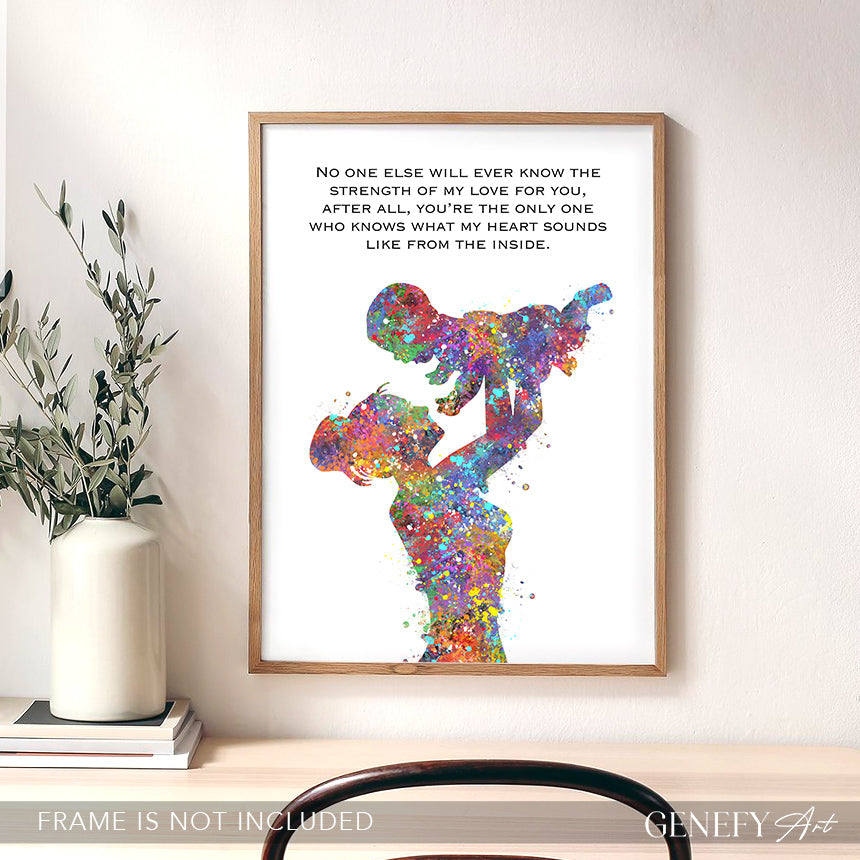 Mother Inspirational Quote Art Print