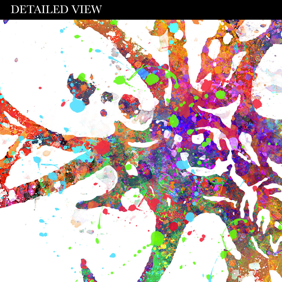 Nerve Cell Watercolour Art Print