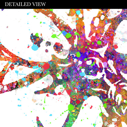 Nerve Cell Watercolour Art Print