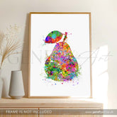 Pear Watercolour Print - Genefy Art