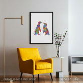 Penguin Couple Print - Genefy Art