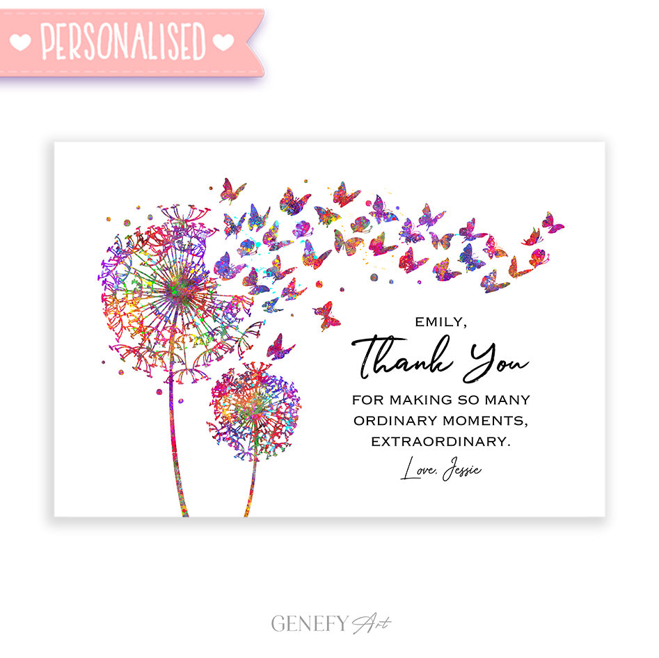 Personalised Thank You Gift For Best Friend