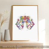 Phoropter Watercolour Art Print
