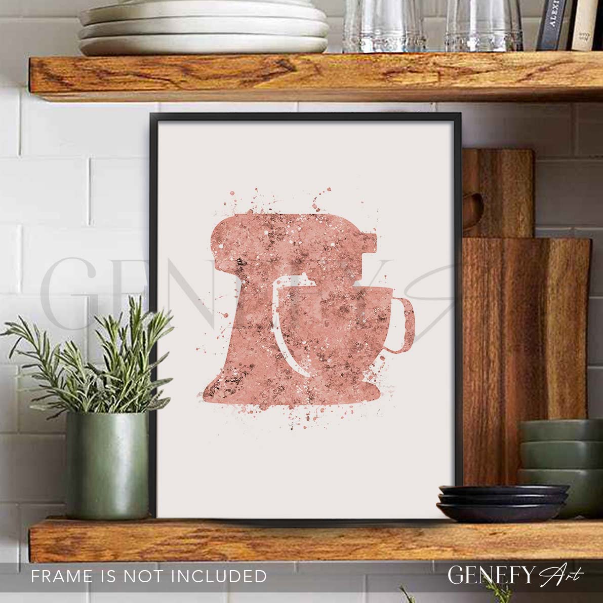 Food Mixer Watercolour Print