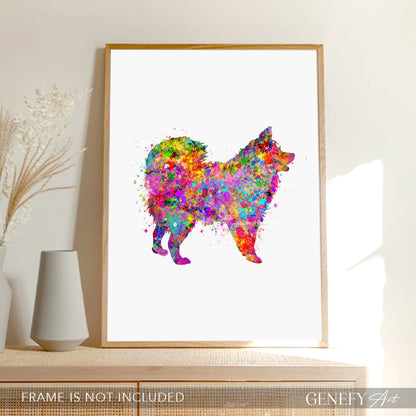 Pomenarian Watercolour Art Print