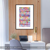 Retina Layers Diagram Watercolour Print - Genefy Art
