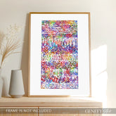 Retina Layers Diagram Watercolour Print - Genefy Art