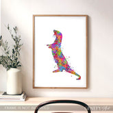 Sea Otter Watercolour Art Print