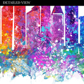 Singapore Skyline Watercolour Print - Genefy Art