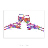 Friendship Watercolour Art Print