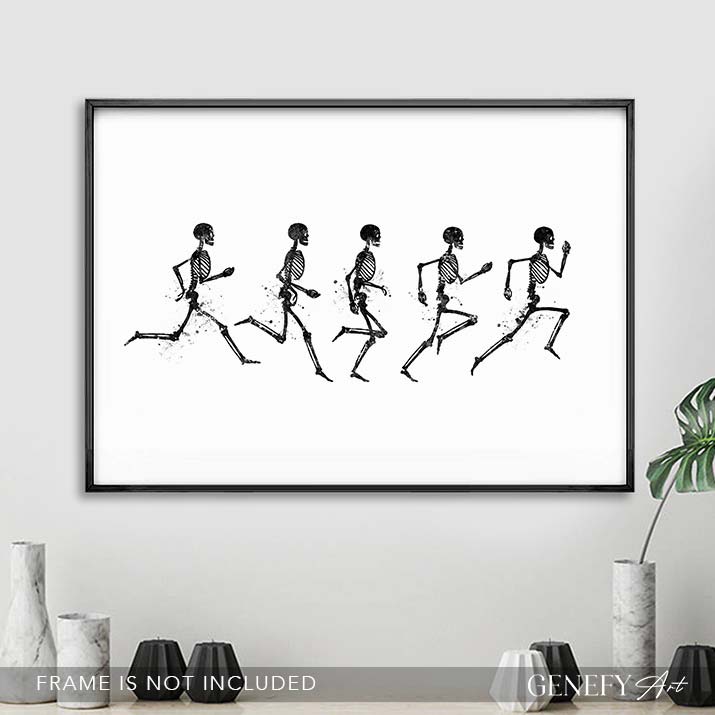 Running Phases  Watercolour Art Print