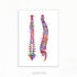 Vertebrae Spinal Cord Watercolour Print - Genefy Art