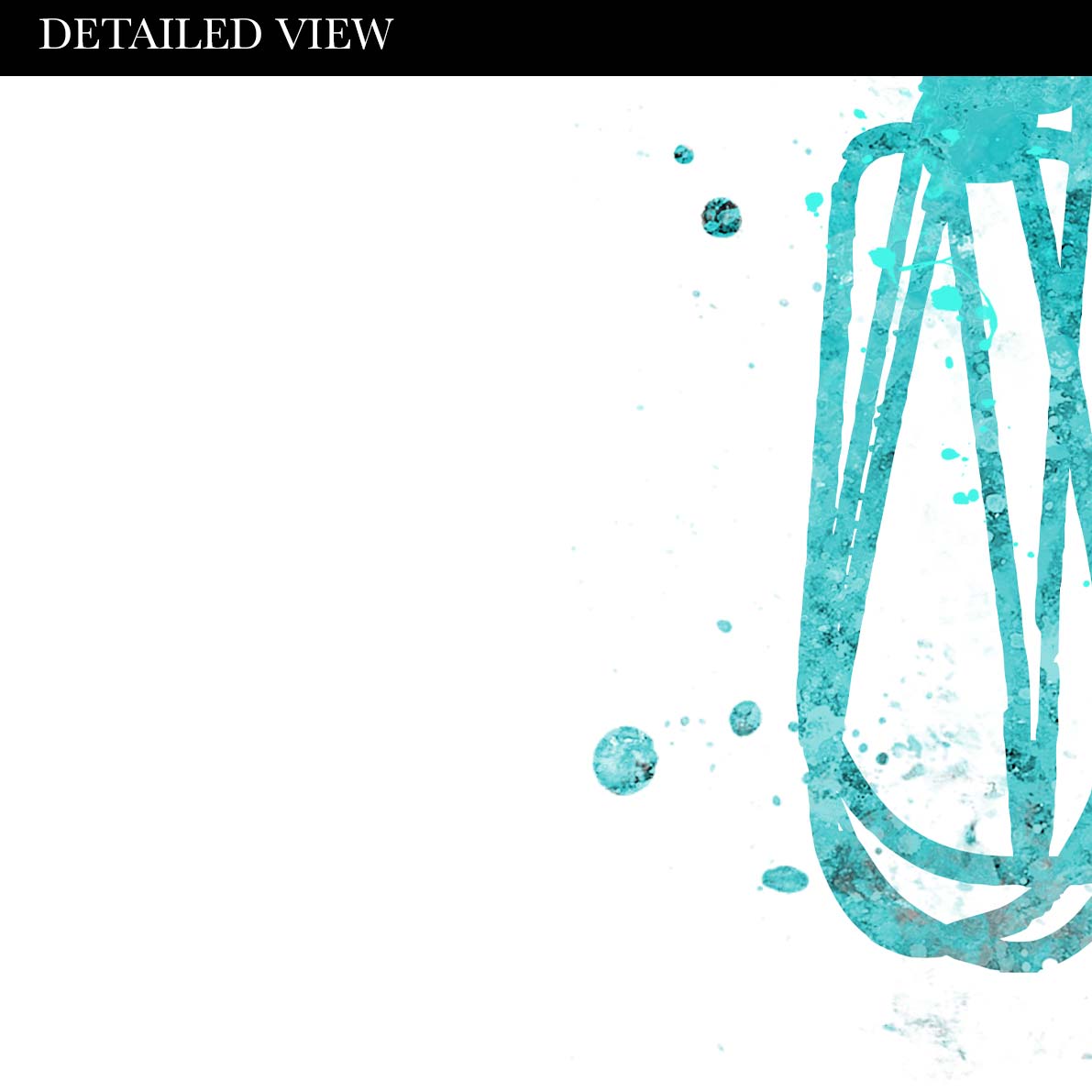 Teal Kitchen Hand Mixer Watercolour Print