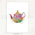 Teapot Watercolour Print - Genefy Art