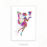 Tooth Fairy Watercolour Art Print