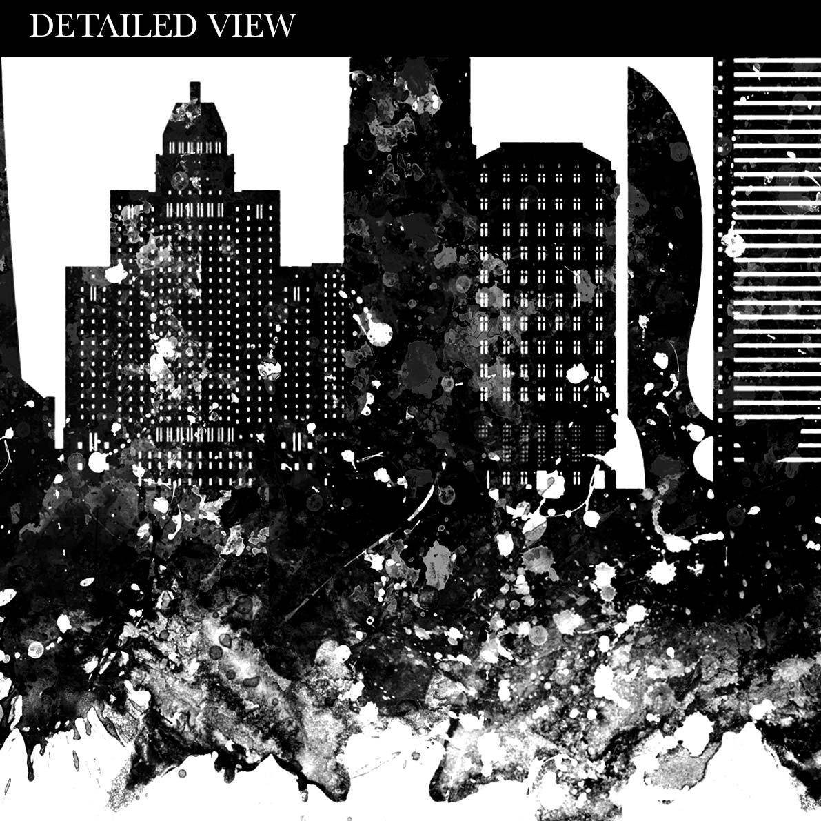 Toronto Skyline Watercolour Print - Genefy Art
