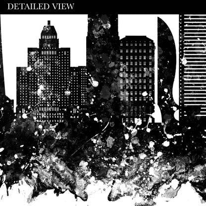 Toronto Skyline Watercolour Print - Genefy Art
