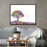 Tree Watercolour Print - Genefy Art